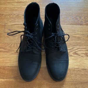 Thursday Black Matte Captain Boots